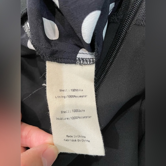 L'agence Jaelyn V Neck Cami Polka Dot Retro Silk Printed Jumpsuit size 2 - Picture 11 of 14